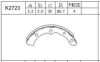 DAIHA 449487201 Brake Shoe Set